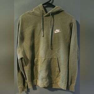 Mens Green Nike Hoodie Size M